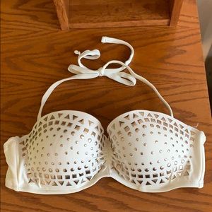 Jeweled swimsuit top